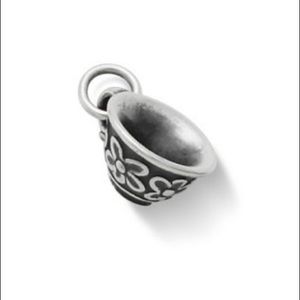 James Avery RETIRED Tea Time Teacup Charm RARE